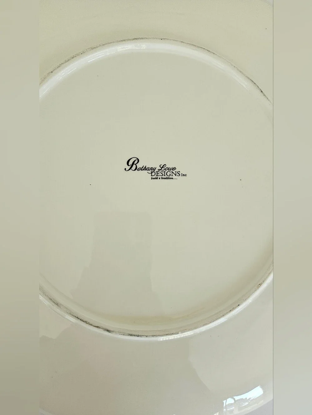 Bethany Lowe Designs Holly Edged Christmas Platter 